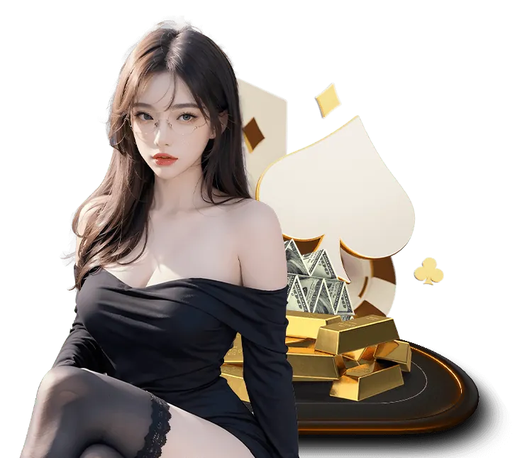 Máy đánh bạc với biểu tượng tiền vàng và jackpot